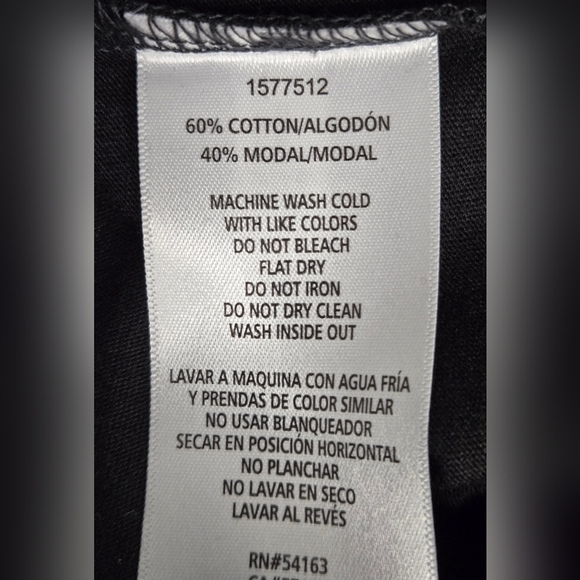 Calvin Klein Black Short Sleeve Tee M New - Picture 6 of 7